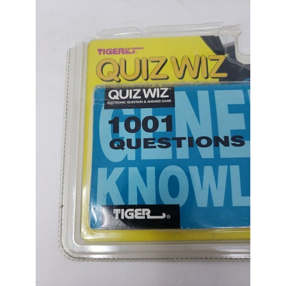 Vintage Tiger Electronics Quiz Wiz Book 1 General Knowledge Game Cartridge 1993 - Picture 5 of 16